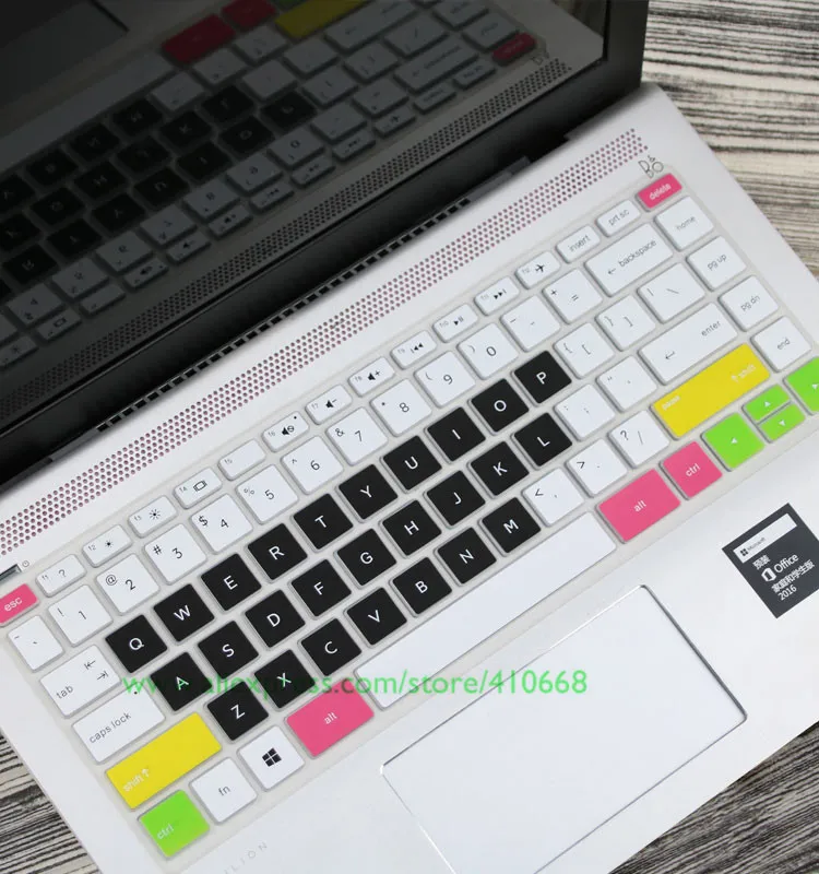 Color 2 Силиконовая клавиатура протектор кожного покрова для hp Pavilion x360 14 дюймов 14M-BA011DX 14M-BA013DX X 360 2-в-1 Сенсорный экран ноутбука - Цвет: Color 2