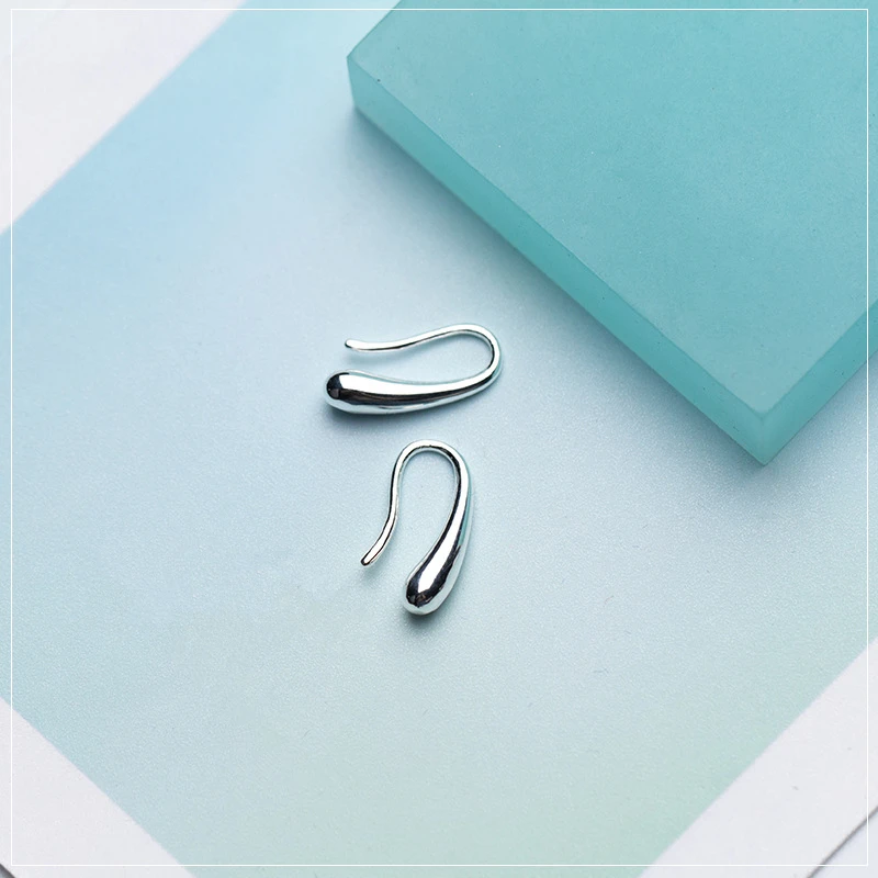 Женские серьги в форме капли TOYOOSKY сережки-подвески из стерлингового серебра 925