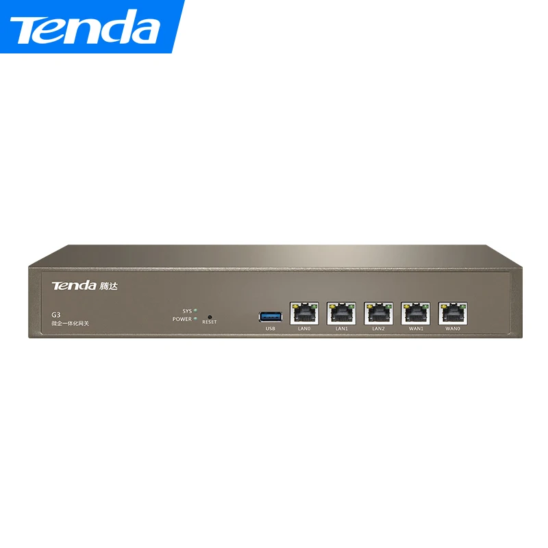 Tenda G3 предприятие маршрутизатор Multi Порты wan PPTP/L2TP/IPSec VPN полосы пропускания QoS