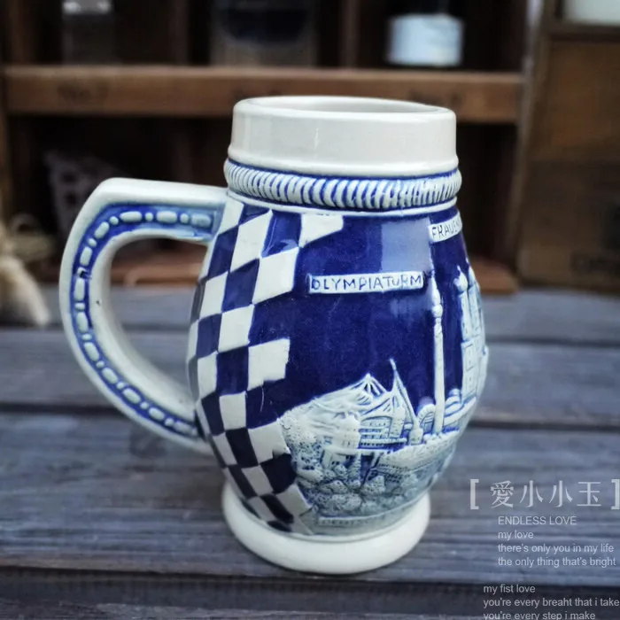 2016 новое поступление керамическая немецкая пивная кружка Bavaria вид на Byrne