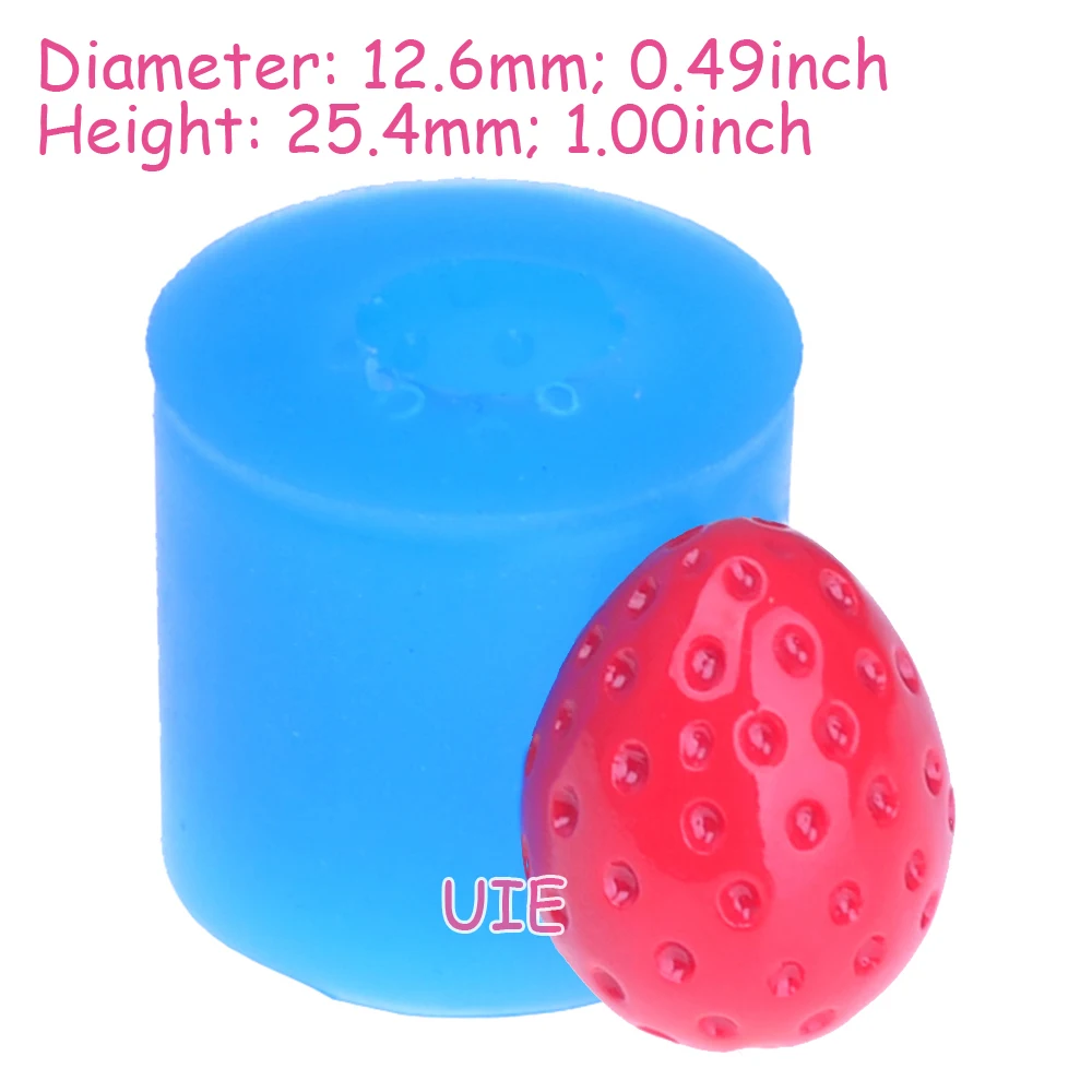 SYL074U 25 4 мм 3D клубника Гибкие Силиконовые Формочки Для фрукты форма для выпечки