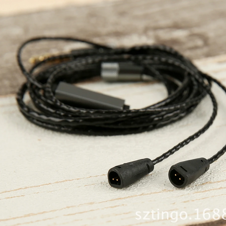 MMCX кабели для Shure SE535 SE215 SE846 Sennheiser ie8 ie80 Twist кабель наушников HiFi провод W4R UE TF10