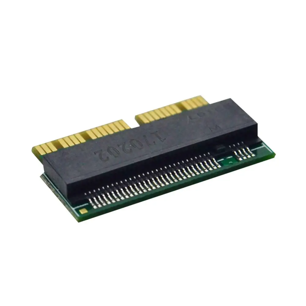 Плата адаптер NVMe PCIe M.2 M Key SSD зеленая для 10 5 Macbook Air / Pro 2013 2014 2015 2017 NVME KEY