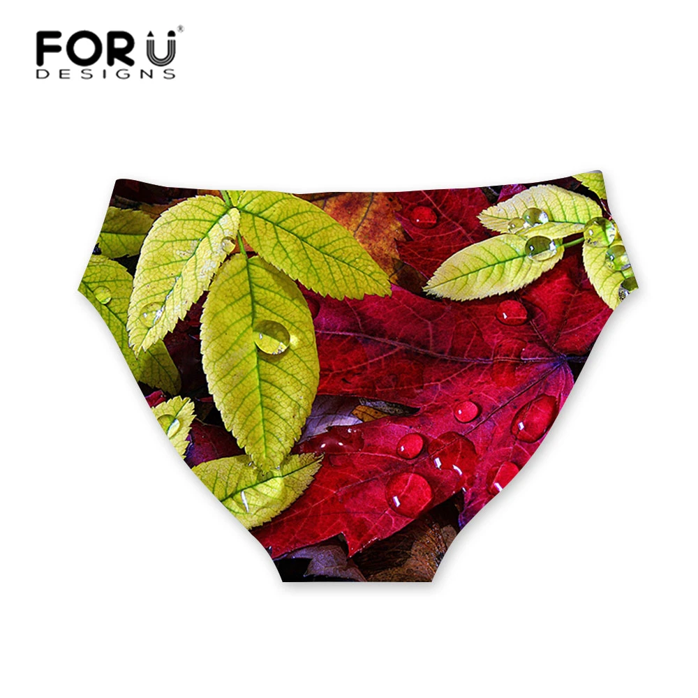 FORUDESIGNS/2018 Лидер продаж хлопок Для женщин трусы сексуальные трусики со средней