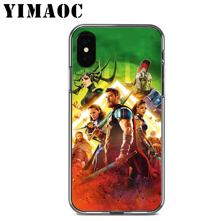YIMAOC Mavel Thanos Thor Мягкий силиконовый чехол из ТПУ для Apple Iphone Xr Xs Max X 10 8 Plus 7 6 S SE 5s 5 |