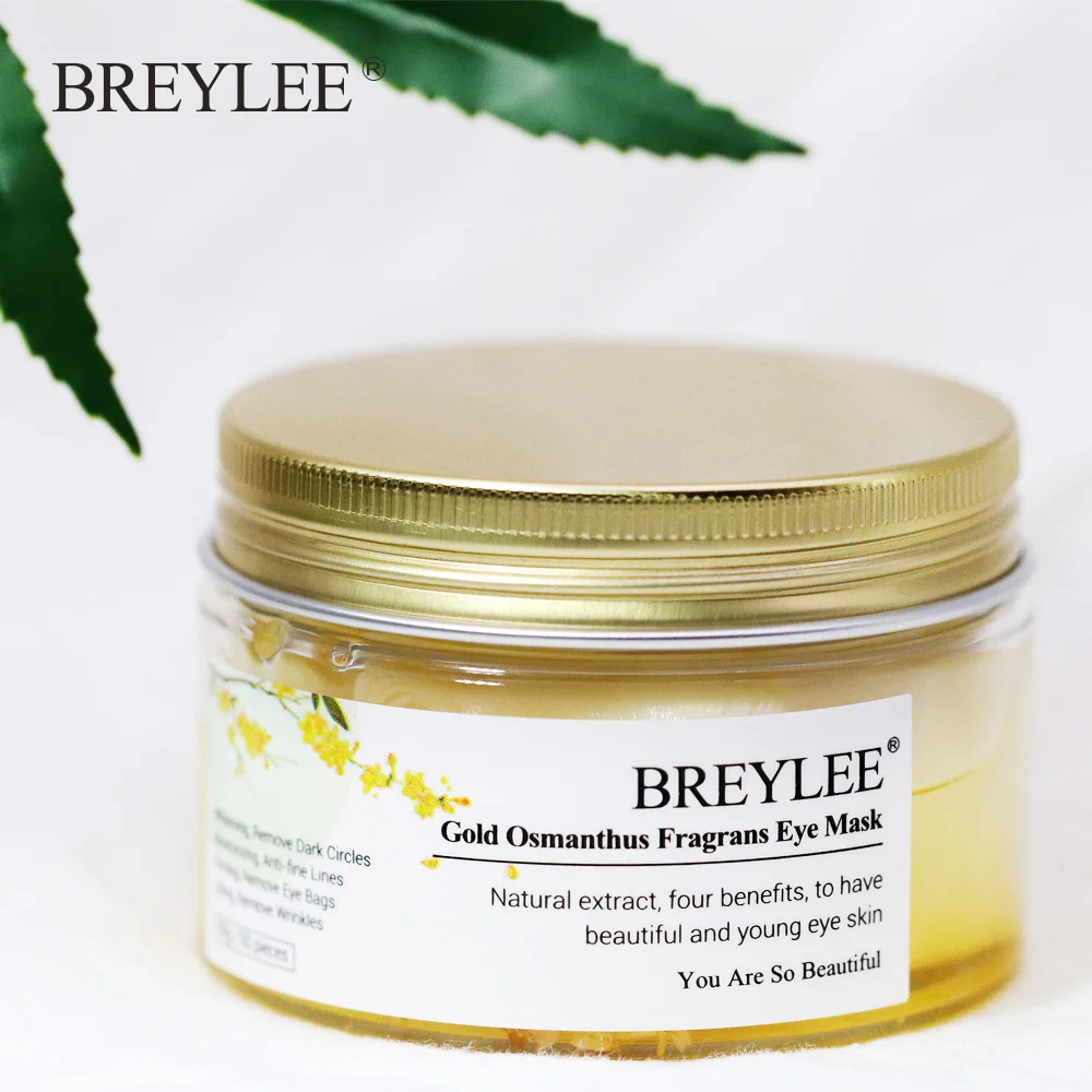 BREYLEE Золото османтуса Fragrans маска для глаз с коллагеновым гелем патч по уходу за
