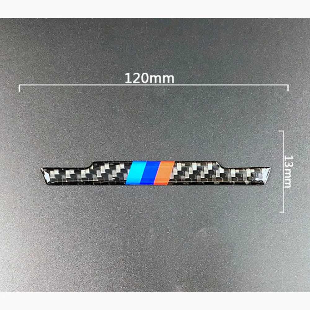 Для bmw F30 F34 Центрального управления CD углеродного волокна м полосы эмблема