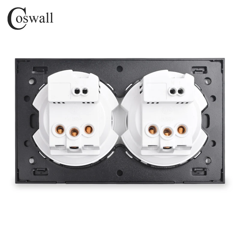 Розетка настенная Coswall R11 13 а 146 х86 мм с 2 USB-портами | Обустройство дома