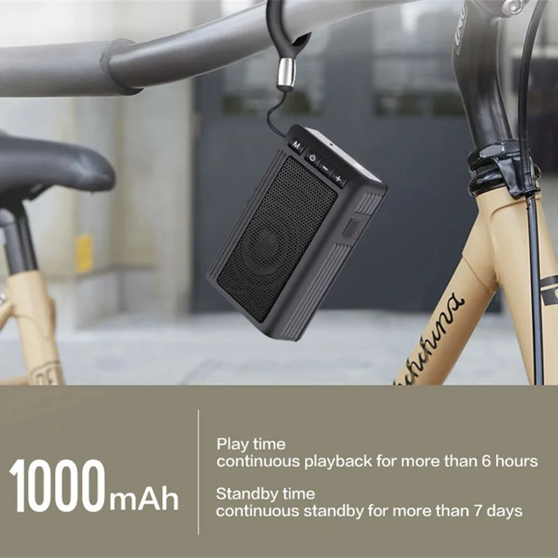 Портативный фонарик Bluetooth динамик водонепроницаемая Поддержка TF карта для