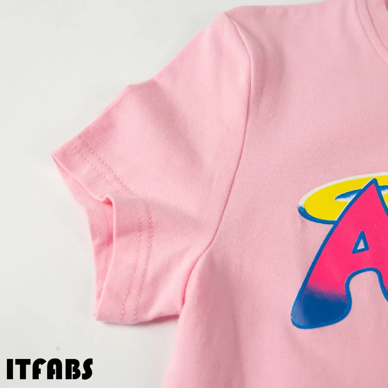 Женская Пляжная футболка с коротким рукавом облегающая укороченная принтом топы