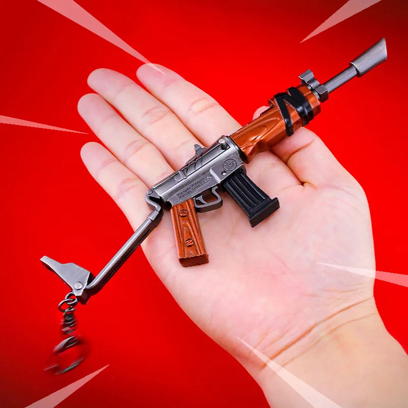 UZI Battle Royale игрушки Аксессуары для игры детское ружье Модель брелок игрушки - Цвет: UZI