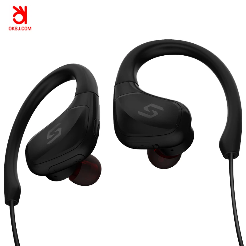 OKSJ J11 ушные крючки беспроводные наушники Bluetooth Спортивная гарнитура шейный