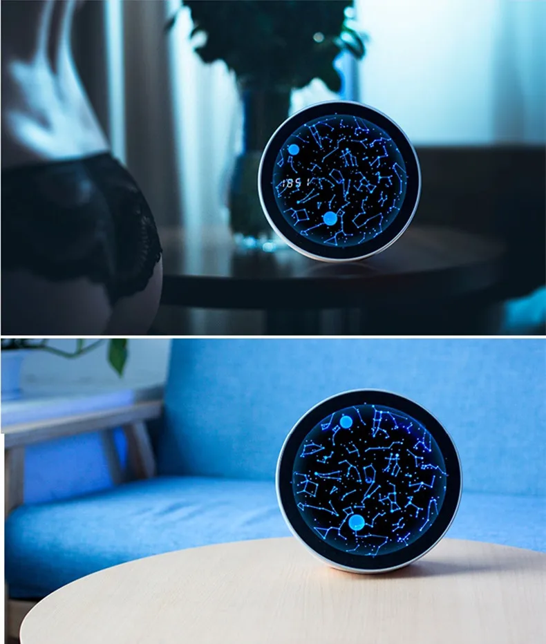 Творческий мульти-функциональный Спальня звезда светодиодный Часы Bluetooth Динамик часы созвездие часы-будильник