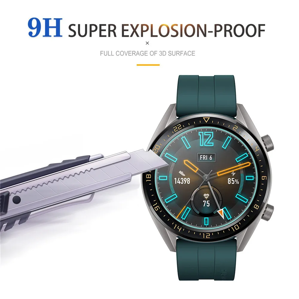 5 шт. для Huawei Watch GT Active протектор экрана из закаленного стекла Защитная пленка