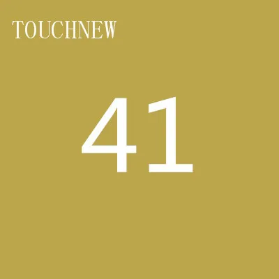 41 TOUCHNEW, 168 цветов, одиночные художественные маркеры, кисть, эскиз, на спиртовой основе, маркеры, двойная головка, манга, ручки для рисования, товары для рукоделия - Цвет: 41
