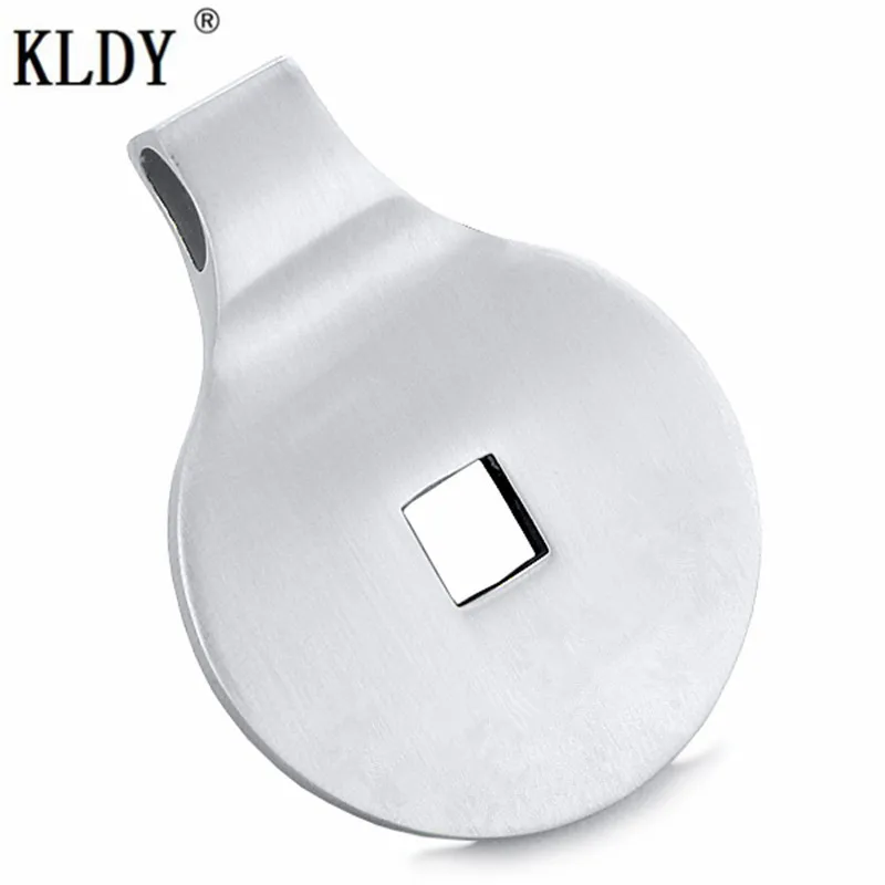Подвеска KLDY Coin черная из нержавеющей стали амулет для мужчин | Украшения и