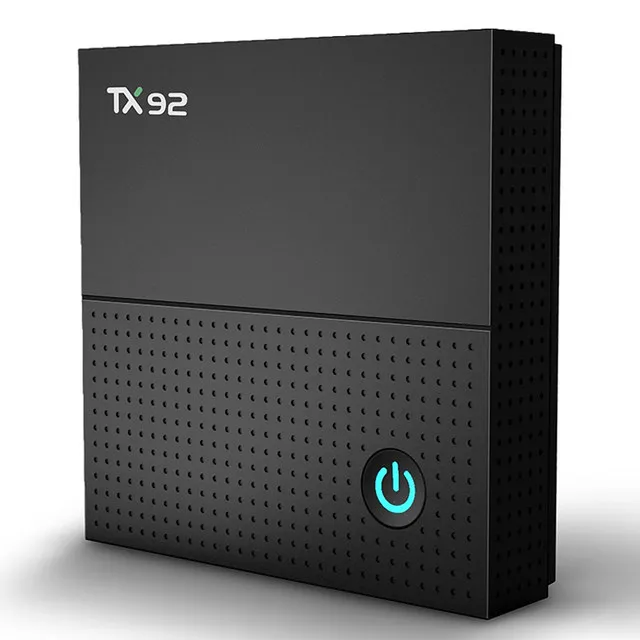 TX92 Android 7 1 Smart Tv Box Amlogic S912 четыре ядра 3 Гб ОЗУ 32 ПЗУ Bluetooth 4 K 1000M LAN 2 4G 5 8G двойная Wif