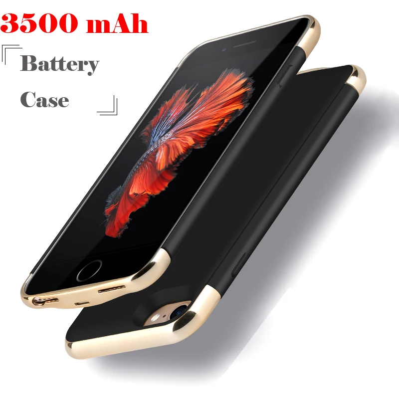 3500 мАч покрытие Зарядное устройство чехол для мобильного телефона iPhone 8 7 6s 6