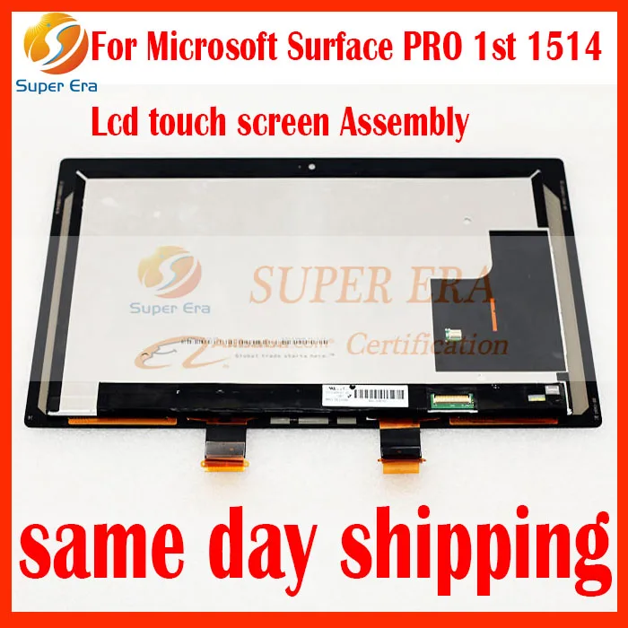 LED LVDS ЖК дисплей Экран сборки для Microsoft Surface Pro 1 Дисплей Сенсорный экран планшета