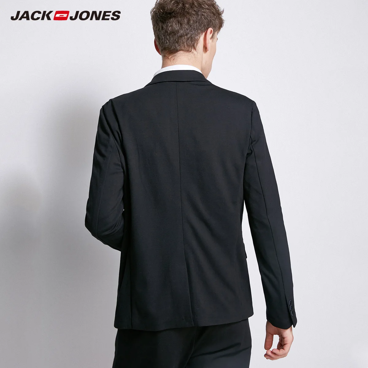 JackJones Мужская Легкая стрейчевая двубортная Повседневная приталенная куртка