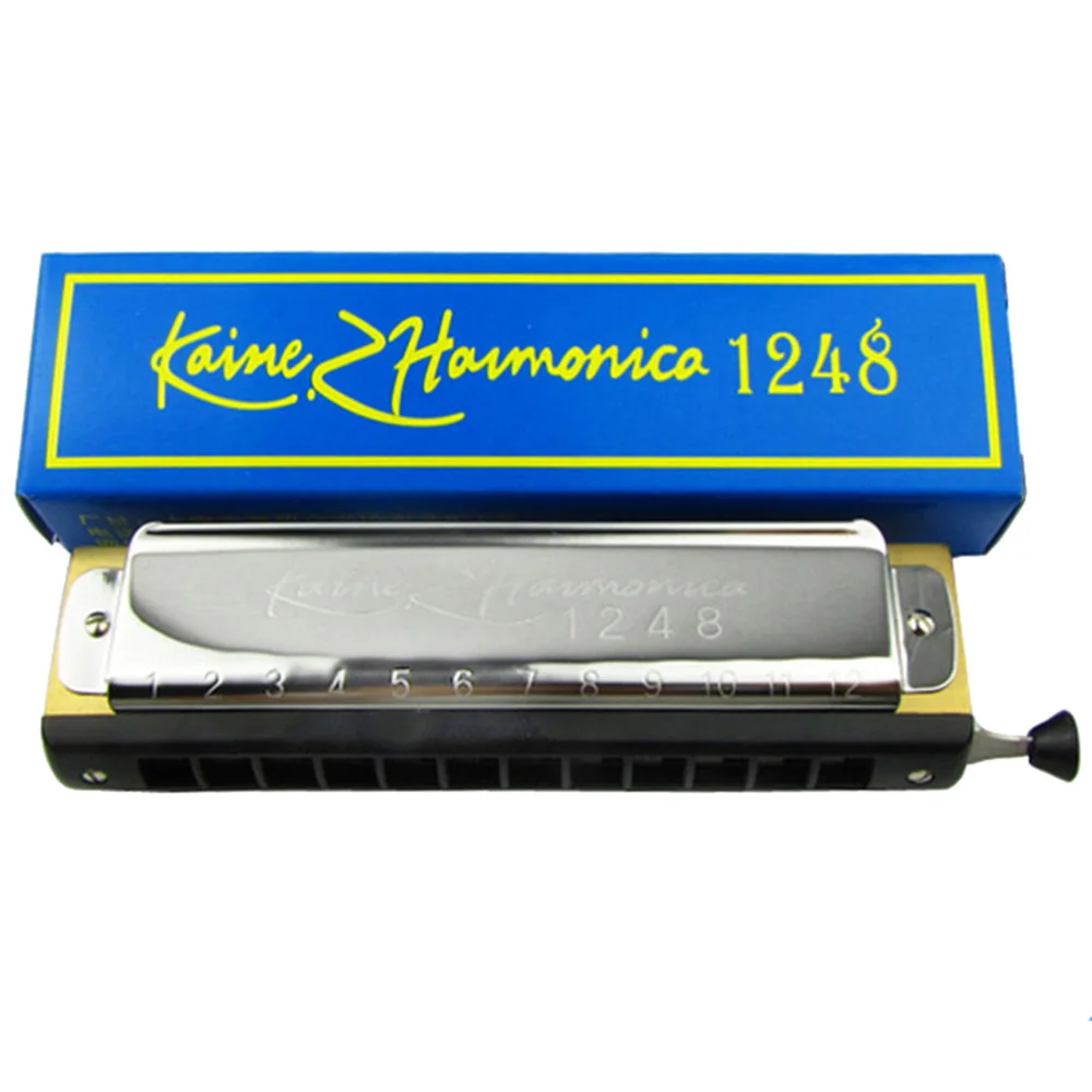 Хроматическая гармоника с ключом 48 тонов 1248 Harp 12 отверстиями |