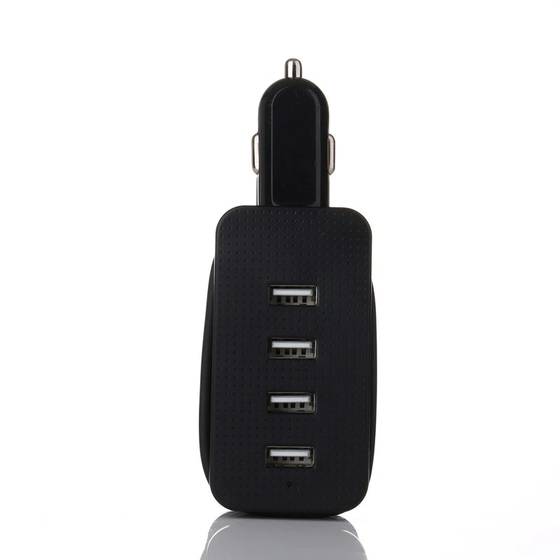 INGMAYA 4 портами для автомобильного зарядного устройства USB 4.3A 3.3FT кабель передачи