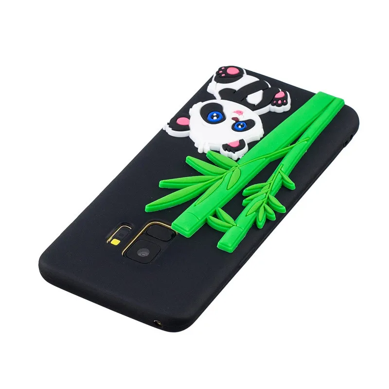 Мягкий ТПУ силиконовый чехол для samsung Galaxy Note 8 9 Coque S6 S7 Edge S8 S9 Plus 3D мультяшный