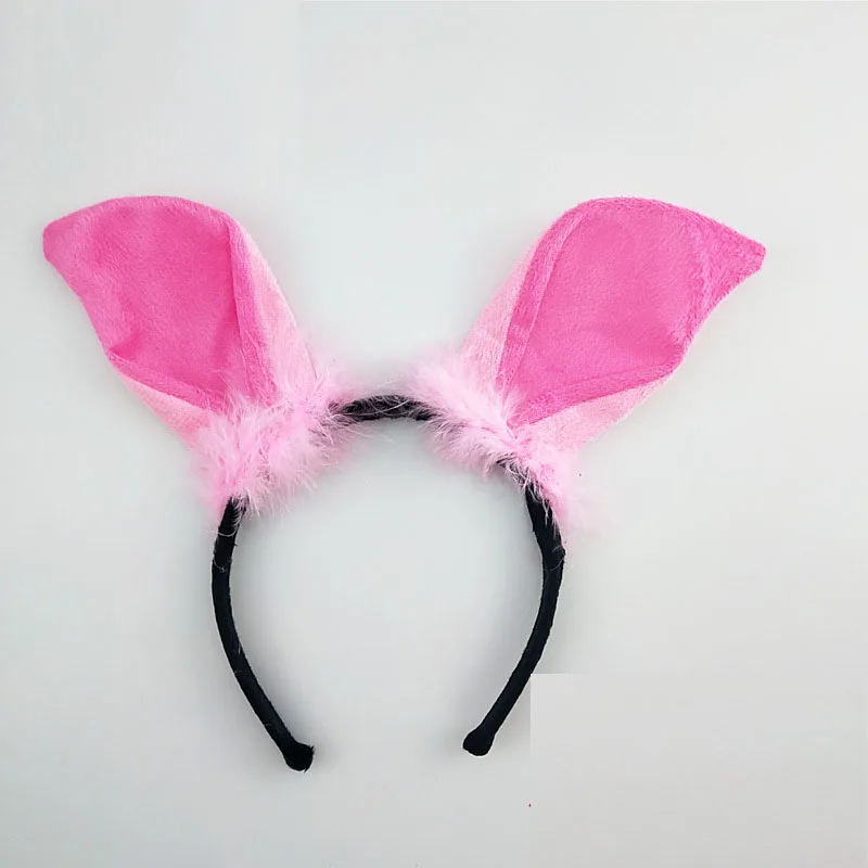 

Women Men Children Pig Cosplay Animal Costume Role Play Masquerade Carnival Halloween Party Props Headband Paw Tail Tie