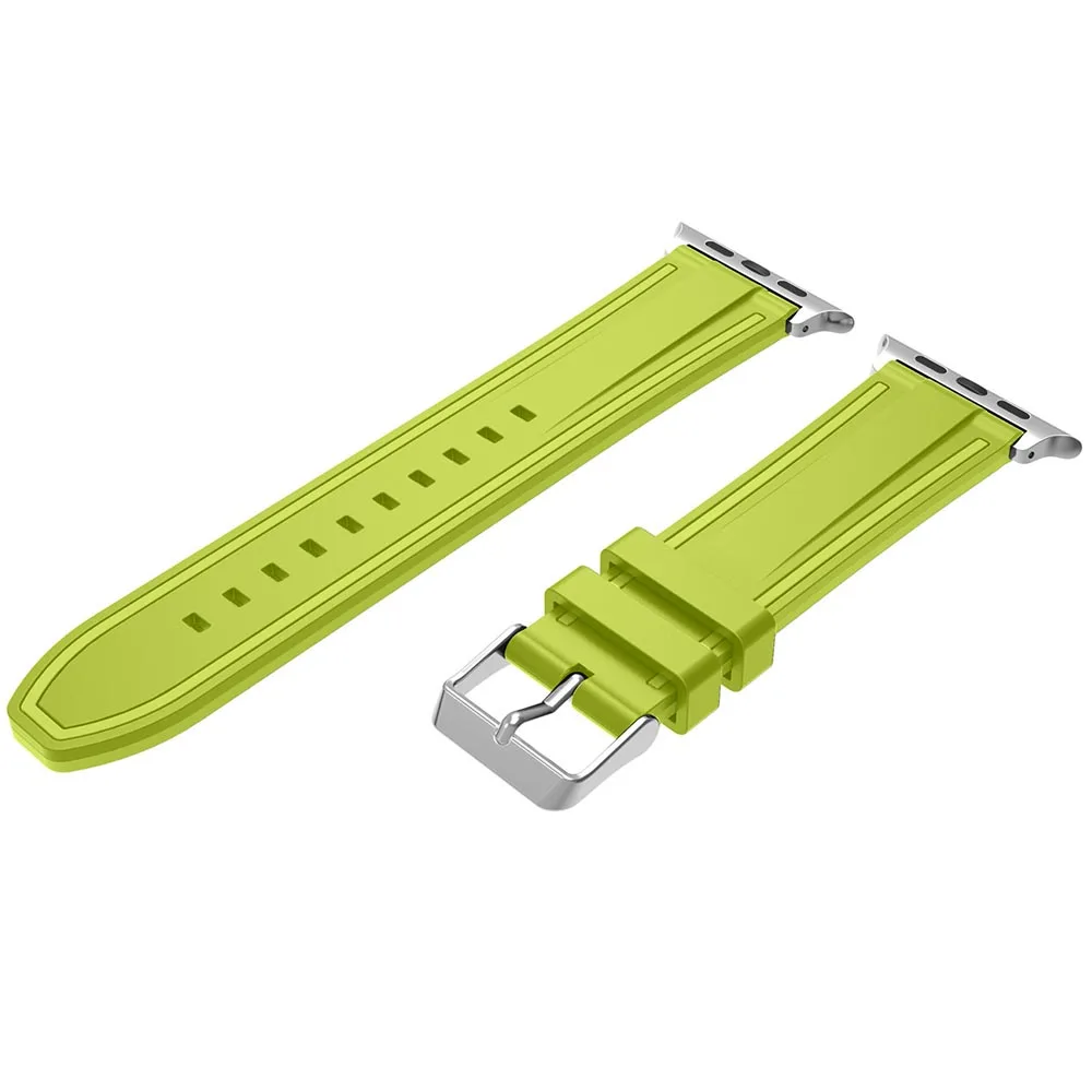 Спортивный силиконовый браслет для apple watch, 42 мм, 38 мм, 40 мм, 44 мм, умные Ремешки для наручных часов, часы для мужчин и женщин, ремешок для iWatch, серия 4, Новинка
