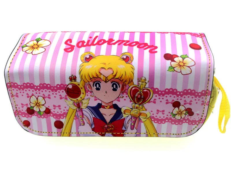 Новое поступление, школьный пенал Sailor Moon/card captor sakura, чехол для карандашей, Мой сосед Тоторо/Сказочный хвост, косметичка, аниме, пенал