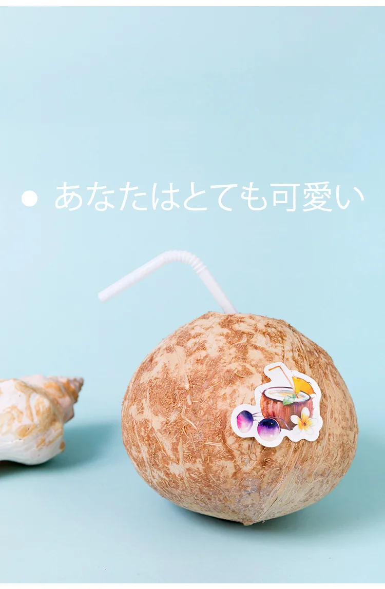46PcsCute канцелярские наклейки s Kawaii дорожные наклейки "Океан" Пуля бумага для журнала наклейка для детей DIY Скрапбукинг ежедневник, альбомы