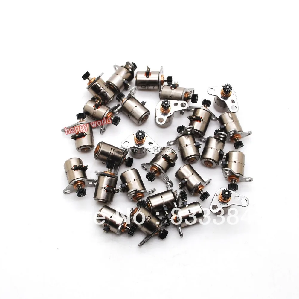 Новинка 20 шт. штатив мини шаговый двигатель микро 2 фазный 4 проводной для