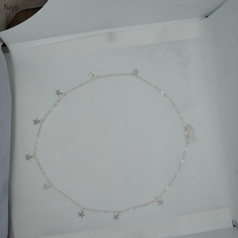 Женское колье с золотыми цепочками Boho подвеской в виде звезды ювелирное изделие