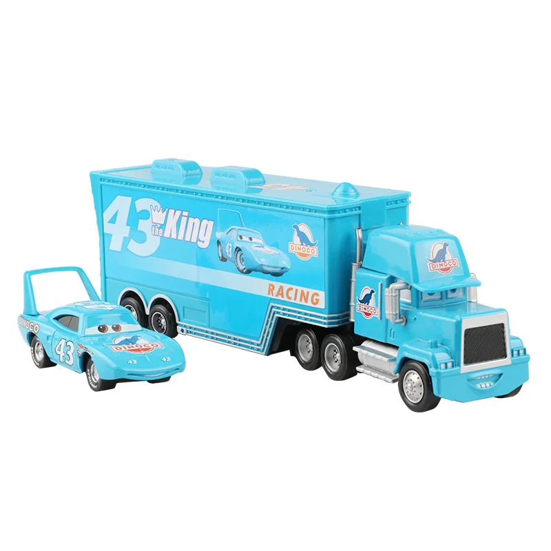 Two cars H Дисней Pixar Тачки 2 3 игрушки Молния Маккуин Джексон шторм мак грузовик 1:55 литая модель автомобиля игрушка детский подарок на день рождения - Цвет: Two cars H