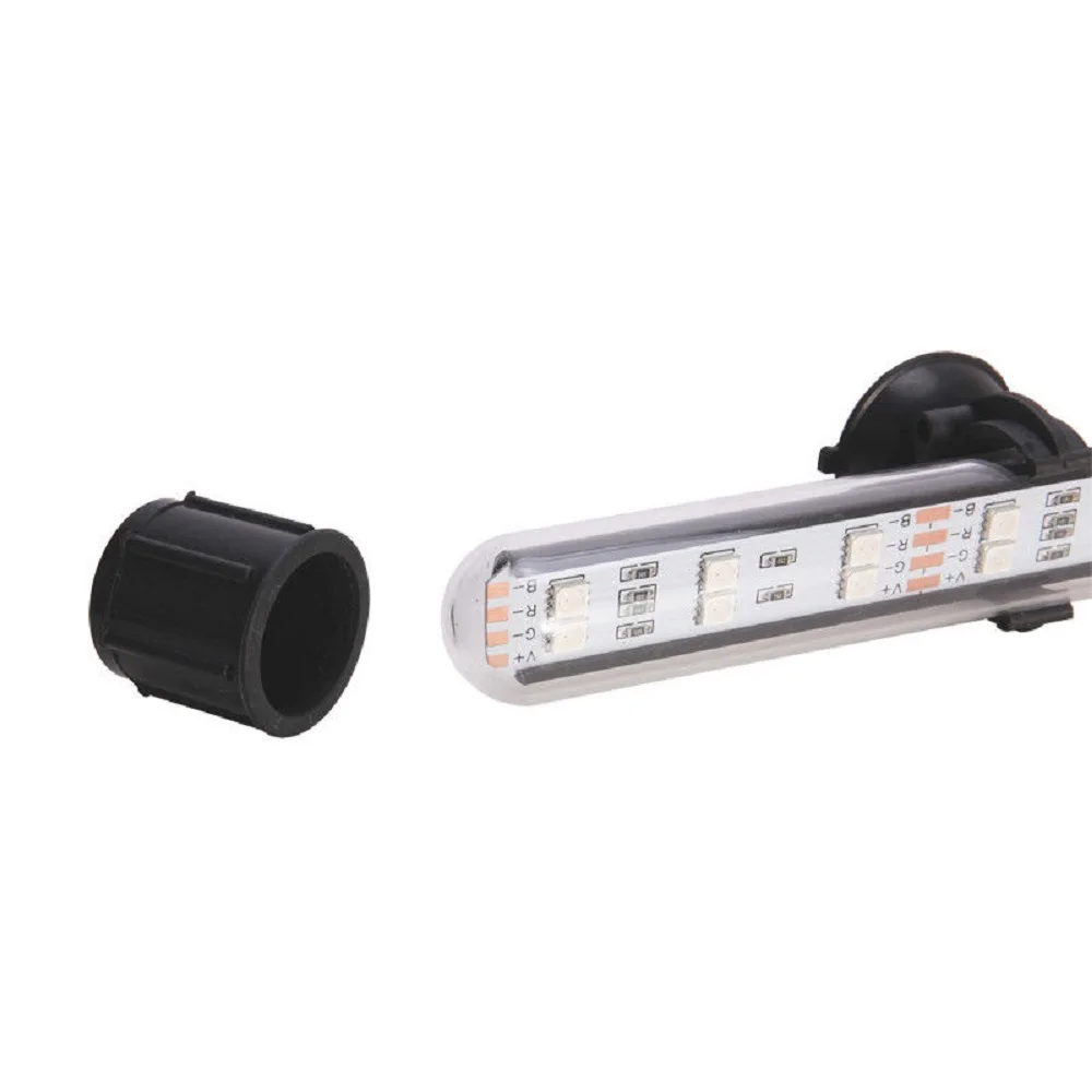 66cm RGB LED Aquarium Light Smiful Fish Tank Submersible Underwater Crystal Glass LEDs Lights | Освещение