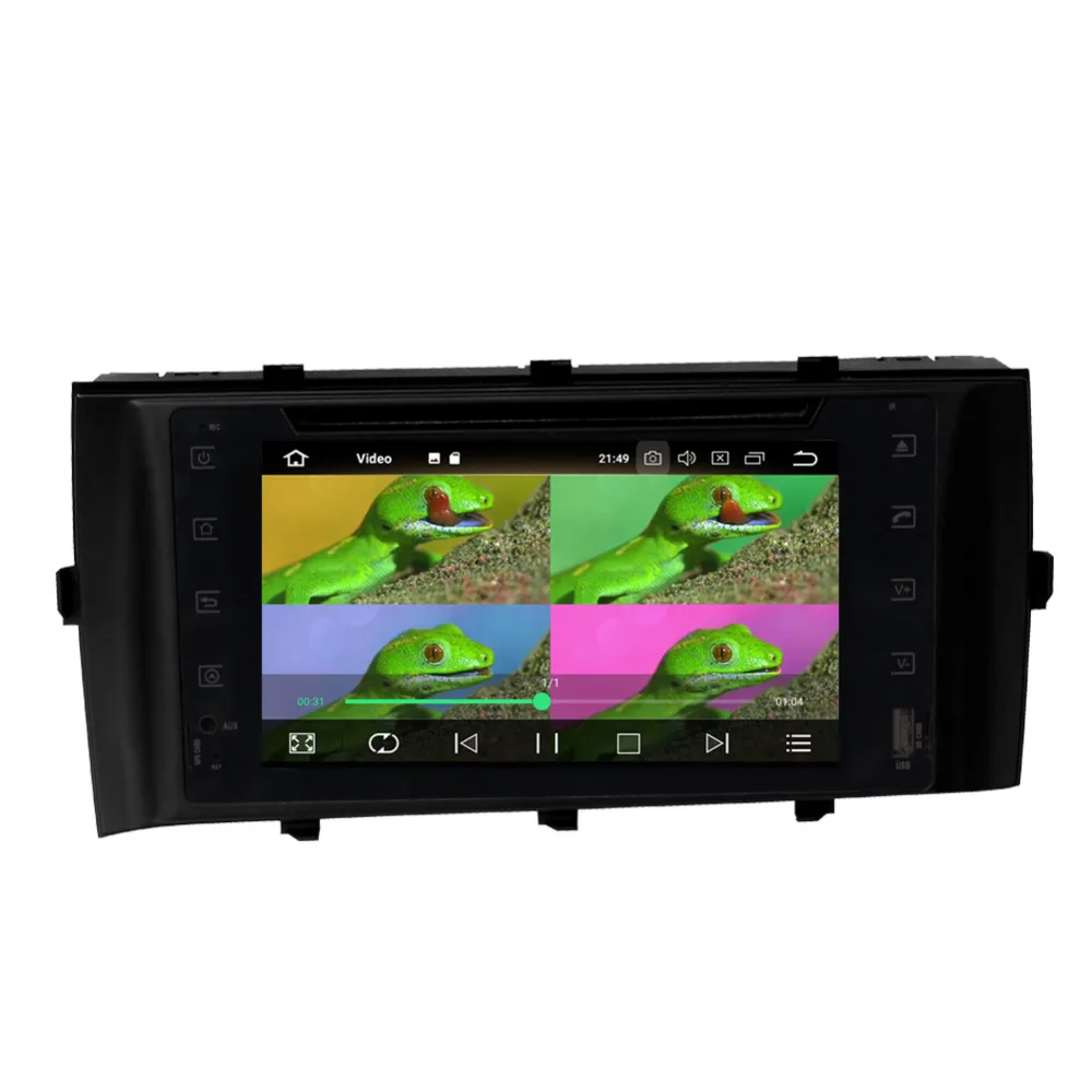 Android 9 0 Восьмиядерный автомобильный DVD мультимедийный плеер для Toyota Prius C