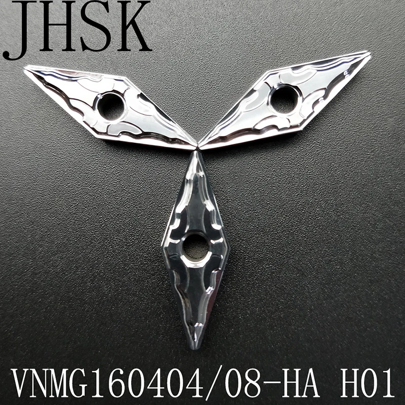 

10 шт. VNMG160408-HA H01 VNMG160404-HA H01 токарный станок с ЧПУ Инструменты карбидные вставки аксессуары для станка используется для алюминия