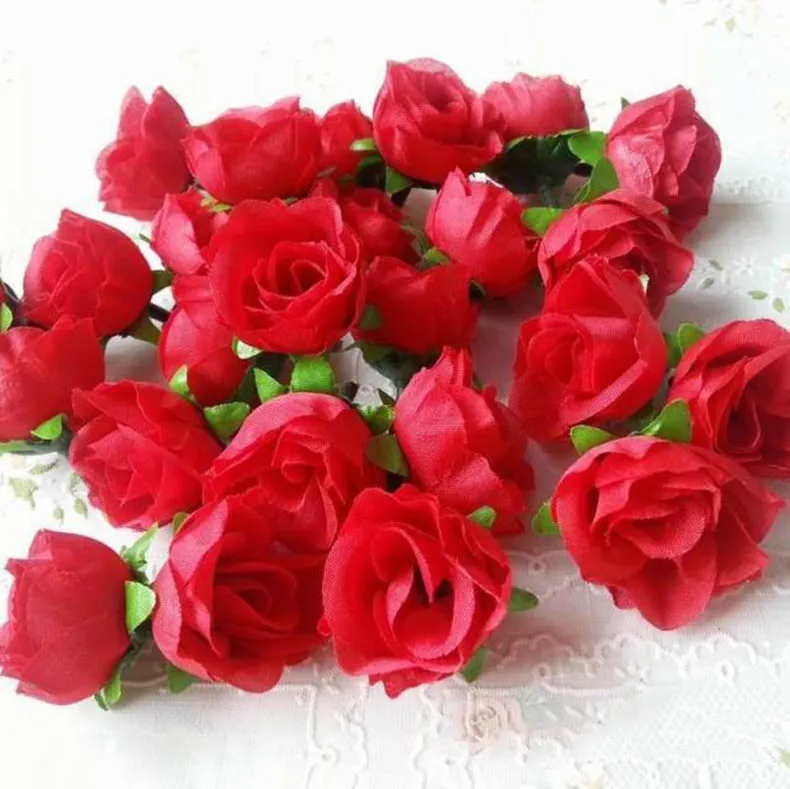 30 шт./лот Мини Роза ткань искусственный цветок для свадебвечерние домашнее