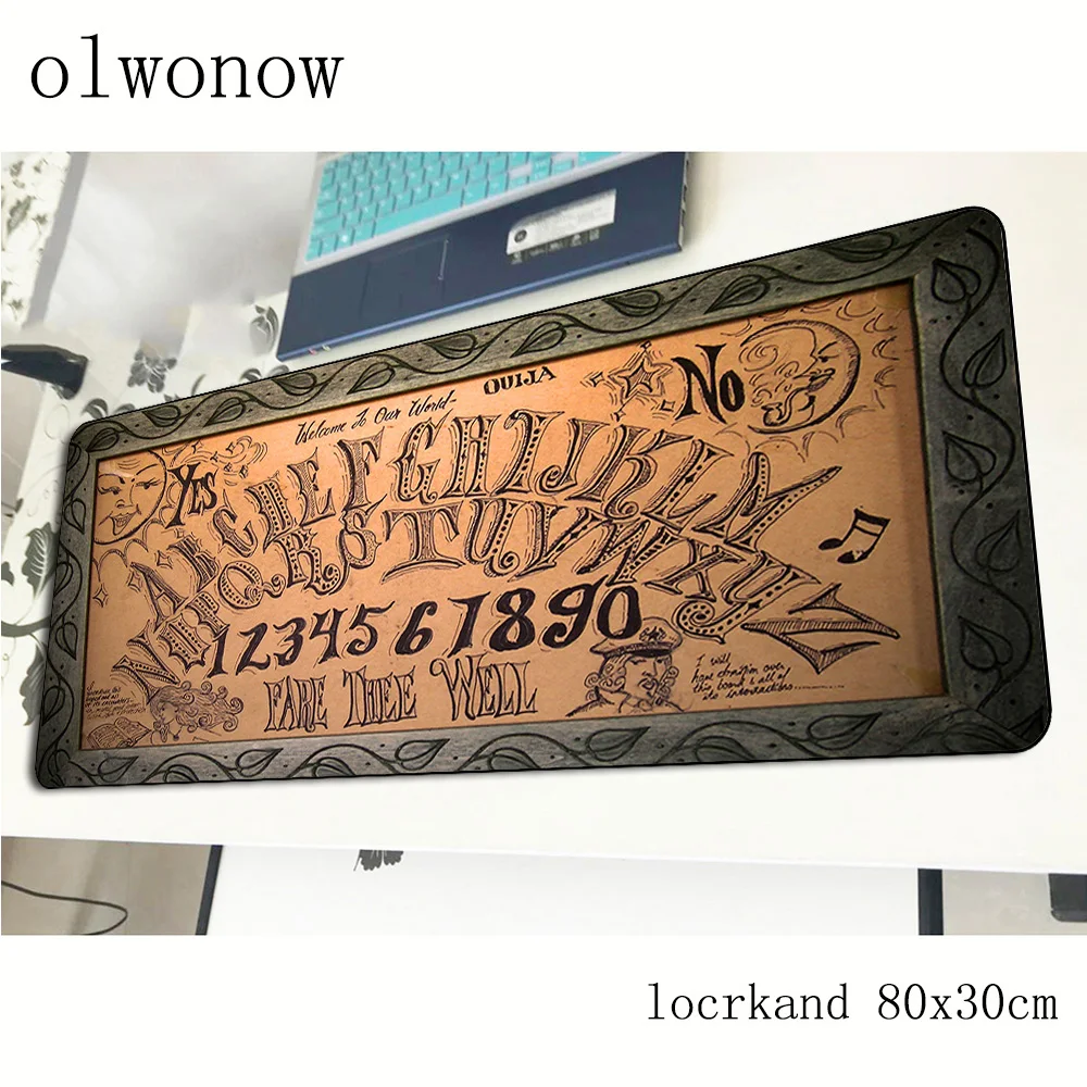 Ouija доска коврик для мыши 80x30 см Персональный Игровой Коврик большой геймер под
