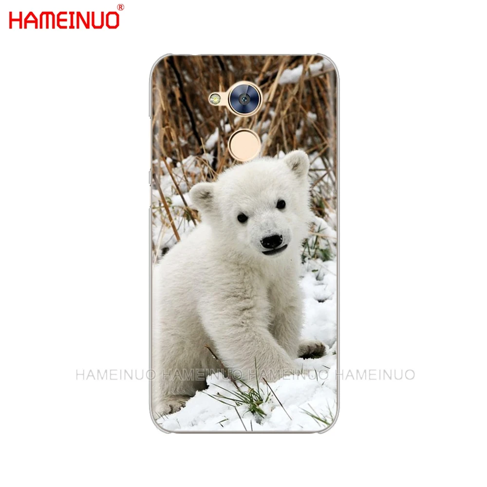 HAMEINUO милый кот собака медведь олень снег сцена животные в зимний чехол для телефона huawei Honor 10 V10 4A 5A 6A 7A 6C 6X7X8 9 LITE - Цвет: 43263