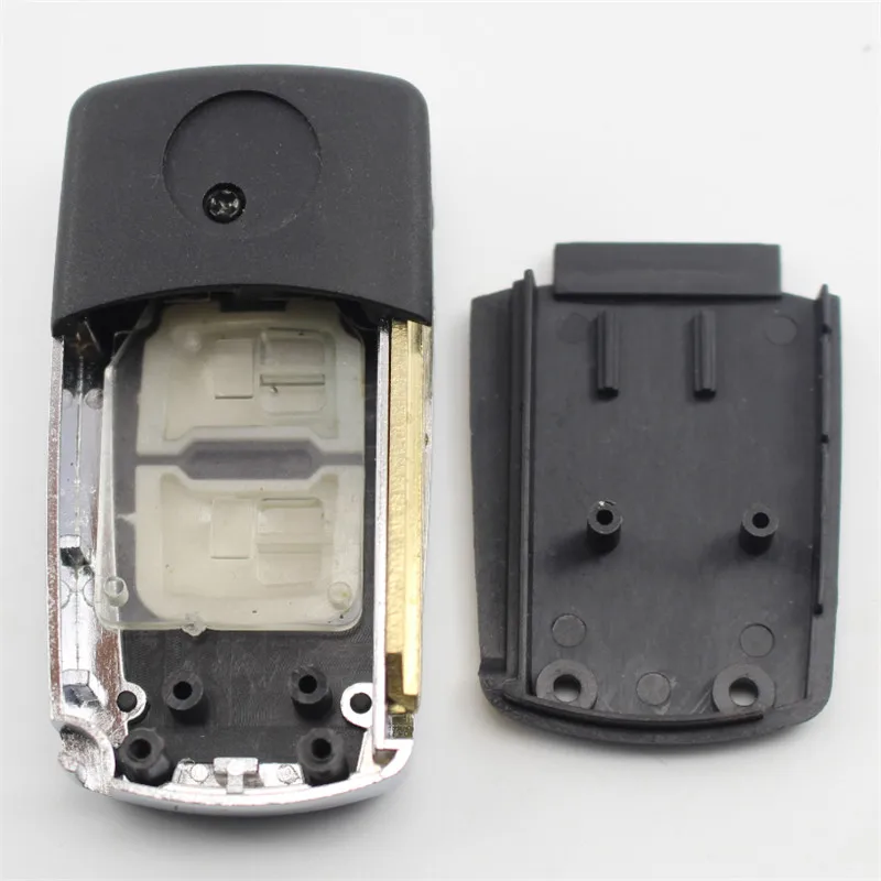 FLYBETTTER OEM 10 шт./лот 2 кнопки модифицированный Флип складной дистанционный чехол для ключей для hyundai Elantra/Tucson без держателя батареи G305