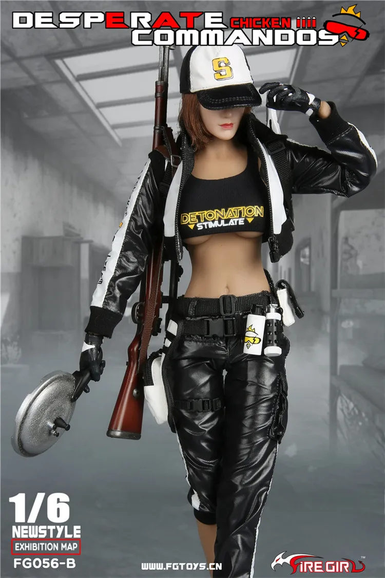 [ESTARTEK] пожарная девочка игрушки 1/6 FG056 отчаянные костюм десантника для детей