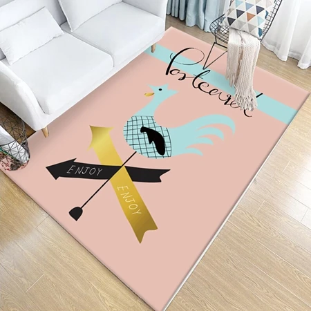 Carpet19 Детский ковер с рисунком лисы, совы, медведя, в скандинавском стиле, детские коврики для гостиной, детская комната, коврик для ползания - Цвет: Carpet19