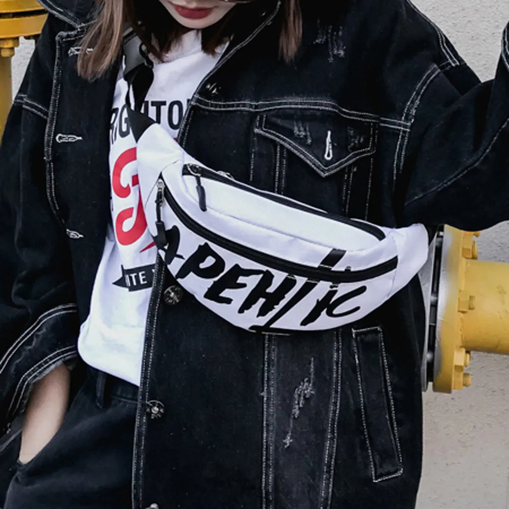 Сумка для пары дорожная сумка пеших прогулок коллекция букв поясная светящаяся