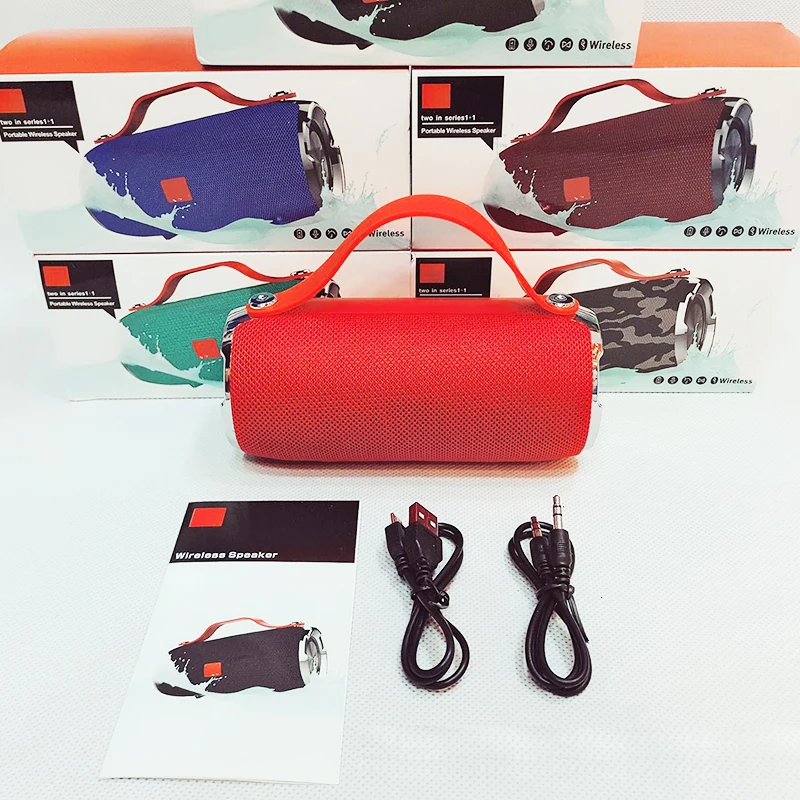 Беспроводной X91 Bluetooth динамик портативный сабвуфер стерео Handfree Поддержка TF/USB/AUX/FM