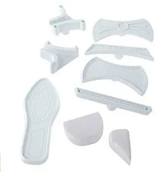 9 шт формы для торта Пластик обувь на высоком каблуке красочные|Формы тортов| |