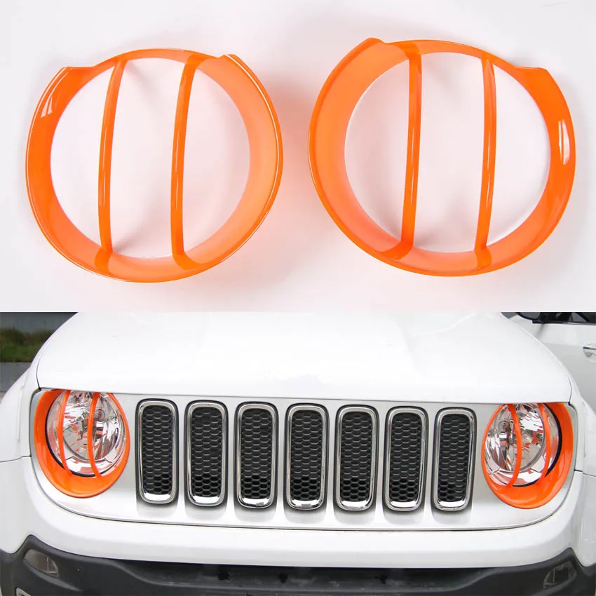 YAQUICKA подходит для Jeep Renegade 2015 2016 светильник на переднюю голову защитный ободок