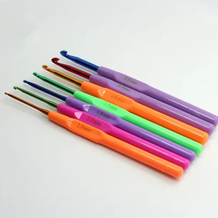 Высококачественные Алюминиевые крючки для вязания 1 шт. игла инструменты шитья