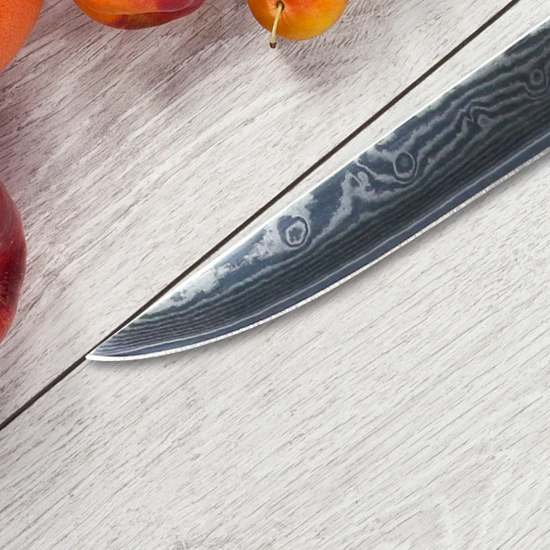 SUNNECKO Профессиональный 6 &quotдюймов нож-топорик японский VG10 Сталь острый дамасский