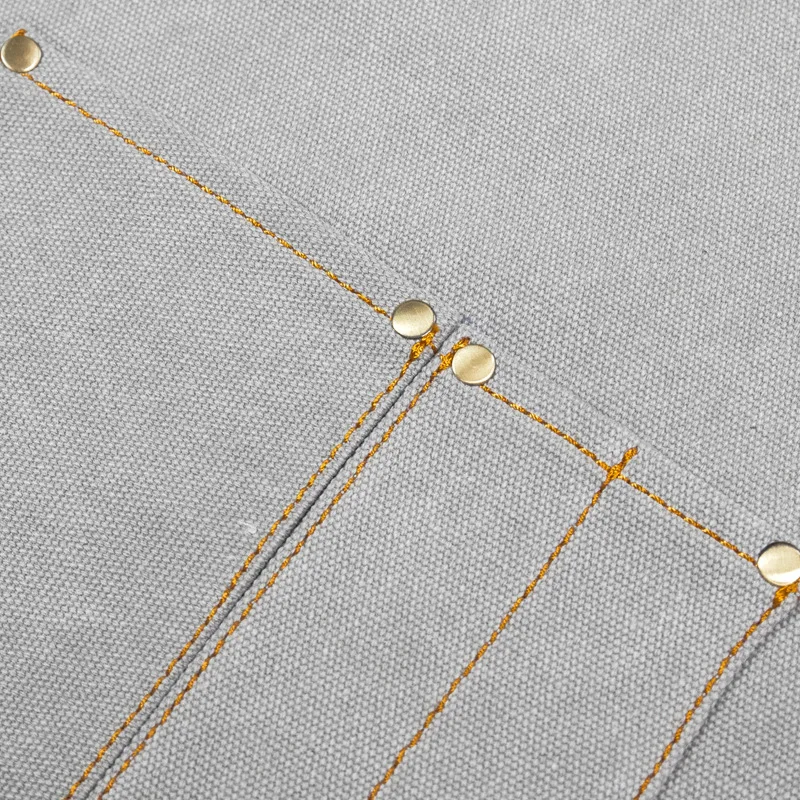 Фартук из мытой холщовой кожи кожаный ремень форма для повара кейтеринга